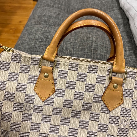 Louis Vuitton Damier Azur Speedy 30 w/ Dust Bag - Picture 6 of 11